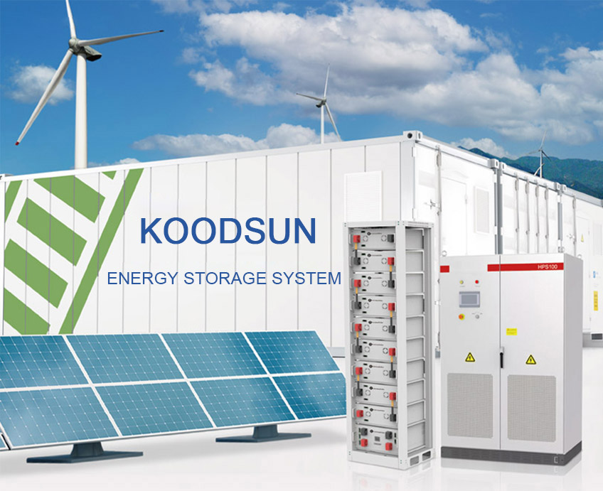Baterii litiu-ion de stocare LiFePO4 de înaltă tensiune 30KWH-50KWH pentru soluție de sisteme de energie solară -Koodsun