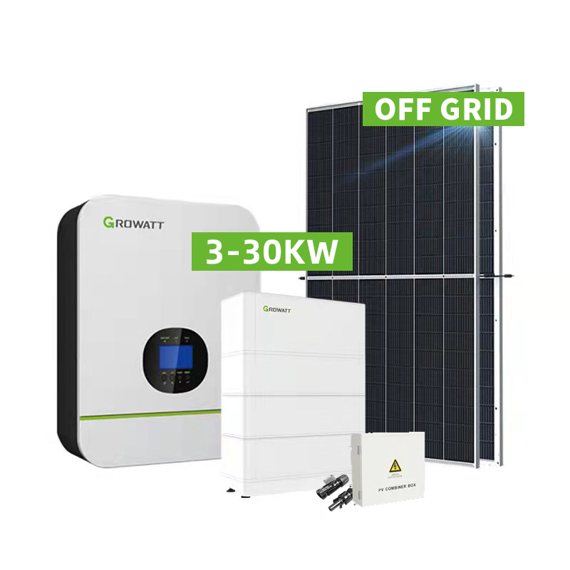 Sistem de energie solară în afara rețelei 3-30KW pentru uz casnic Set complet -Koodsun