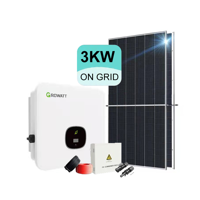 Solar panels system On Grid 3KW for home use Complete set -Koodsun