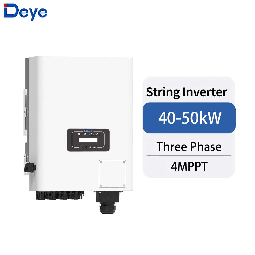 Deye in Stock High Quality SUN-50K-G04 50KW Solar Inverter With MPPT Pure Sine Wave Solar Inverter -Koodsun