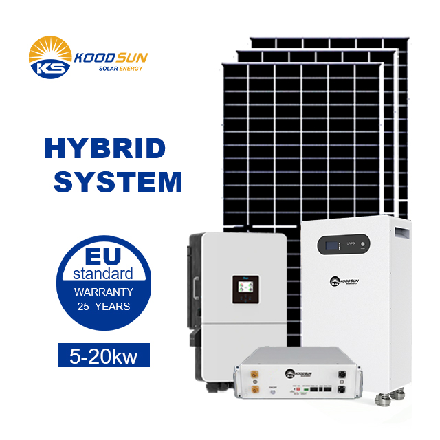 20kw 30kwSolar Energy System Complete Set Hybrid Pv System for Home Use -Koodsun
