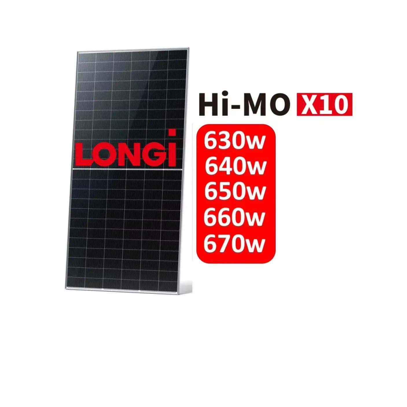 Longi Himo X10  Solar Panels 650 Watt HIMOX10 640w 650W  Solar Photovoltaic Panels Monocrystalline Solar Panels -Koodsun